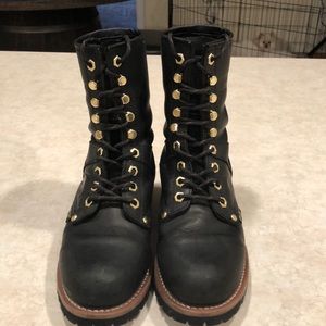 Ad Tec steel toe work boots women size 8 1/2